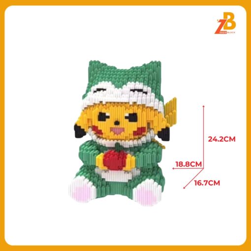 Lego Pikachu Mũ Xanh