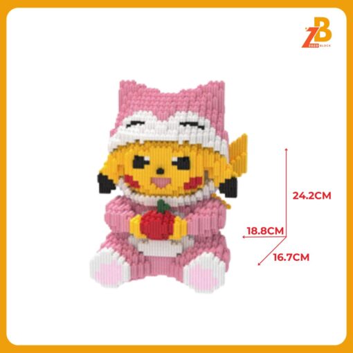 Lego Pikachu Mũ Hồng